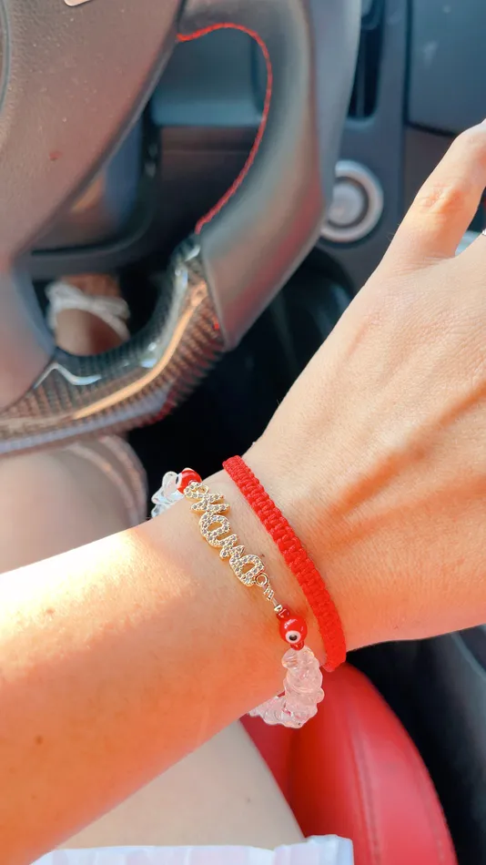 Bracelets MP Jewelry Red Clear Quartz Mama Bracelet