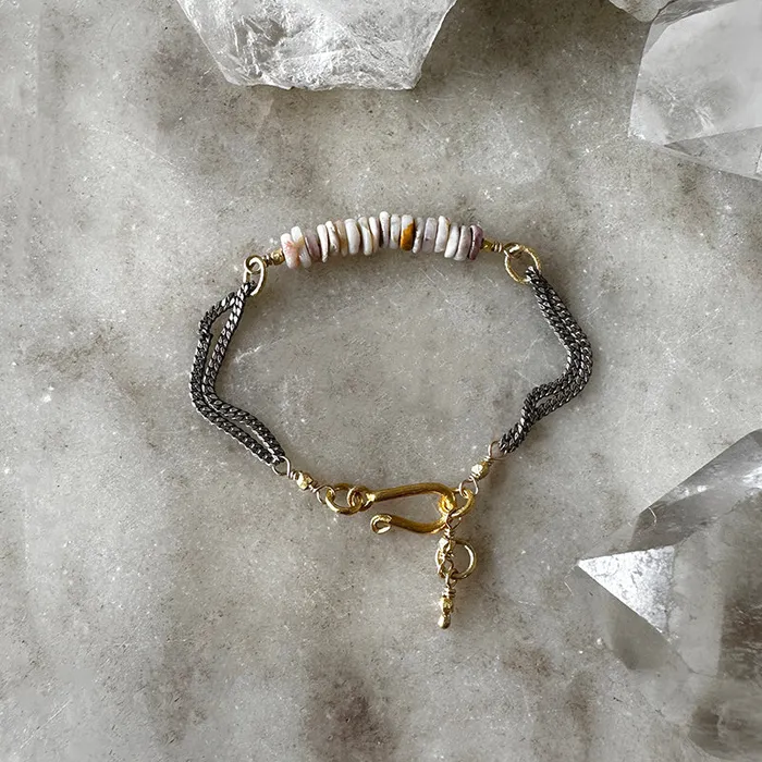 Bracelets Robindira Unsworth Irina White Opal Bracelet
