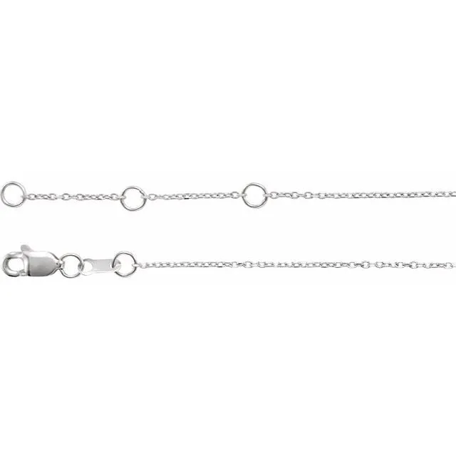 Bracelets TreasureFineJewelers 14K White Gold Mama 6 127 12 Bracelet
