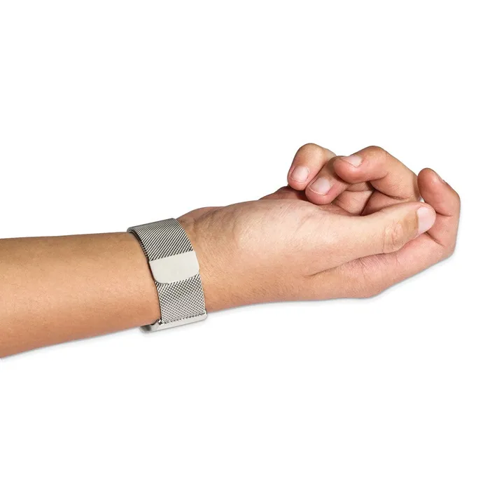 Chisel Stainless Steel Polished Mesh Adjustable ID Bracelet TreasureFineJewelers Bracelets