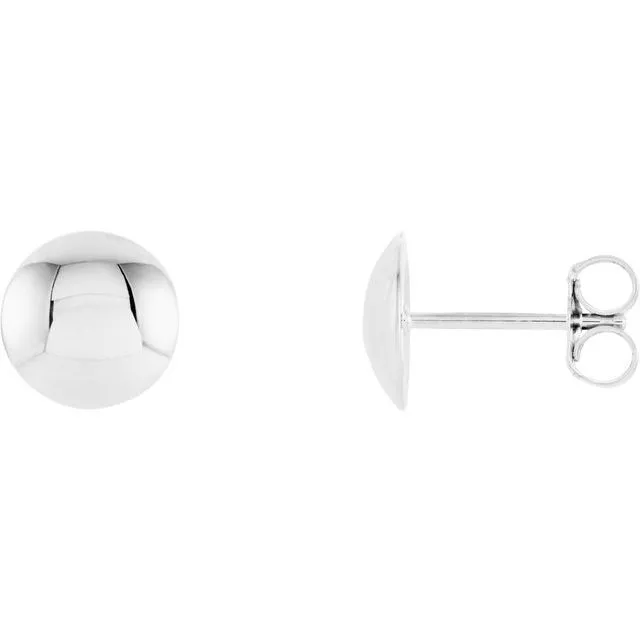 Earrings Convex Circle Earrings TreasureFineJewelers