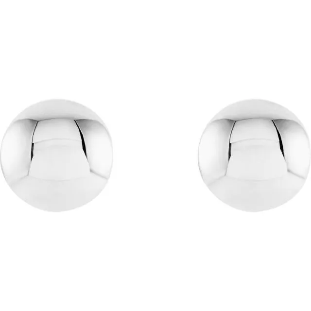 Earrings Convex Circle Earrings TreasureFineJewelers