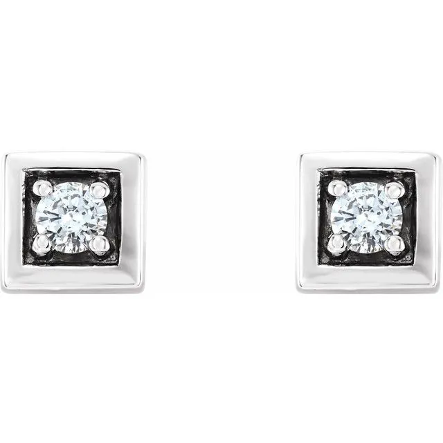 Earrings Sterling Silver 18 CTW Diamond Earrings TreasureFineJewelers