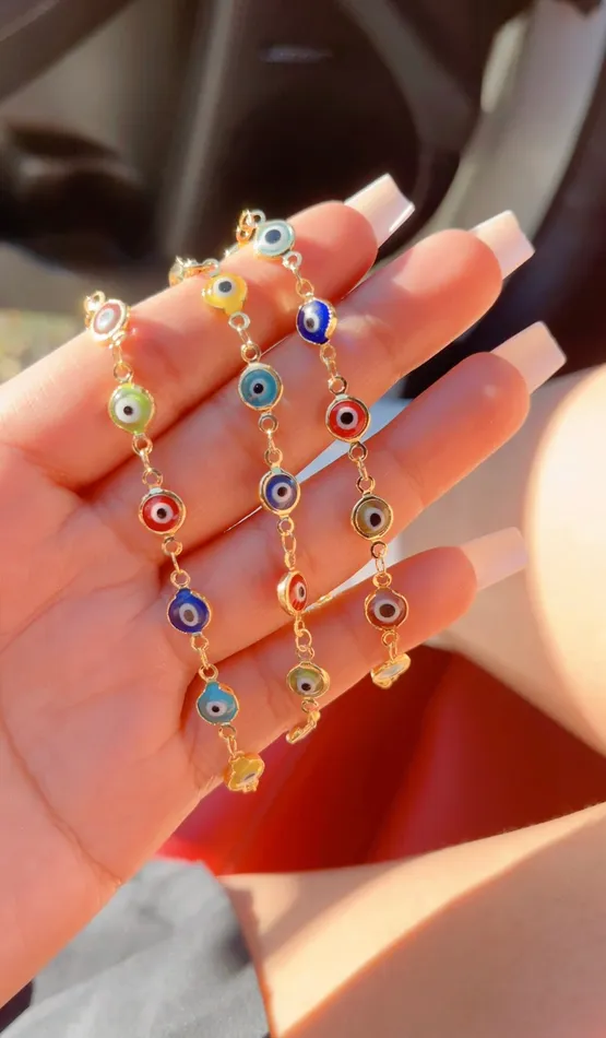 MP Jewelry Multi Color Evil Eye Bracelet Bracelets