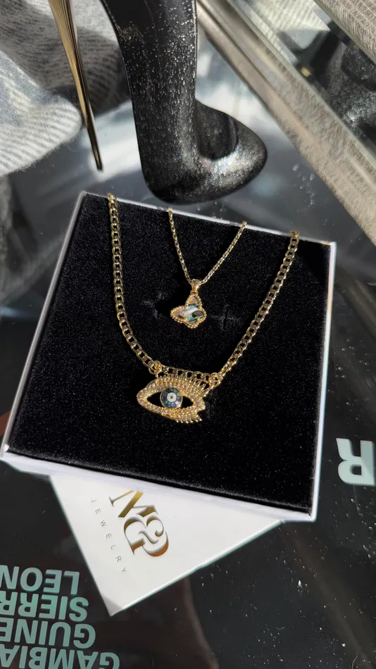 Necklaces MP Jewelry Siren Eye Necklace Set