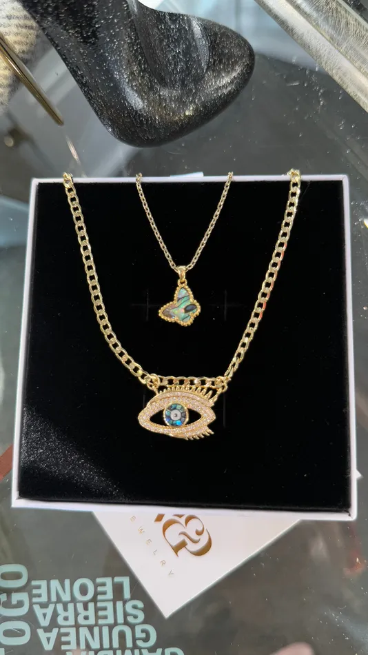 Necklaces MP Jewelry Siren Eye Necklace Set Necklaces MP Jewelry Siren Eye Necklace Set