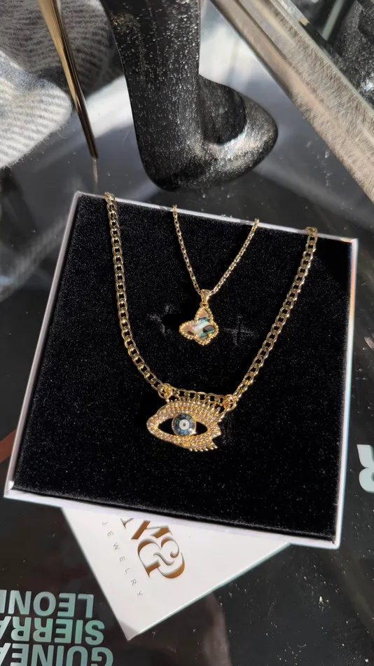 Necklaces MP Jewelry Siren Eye Necklace Set Necklaces MP Jewelry Siren Eye Necklace Set
