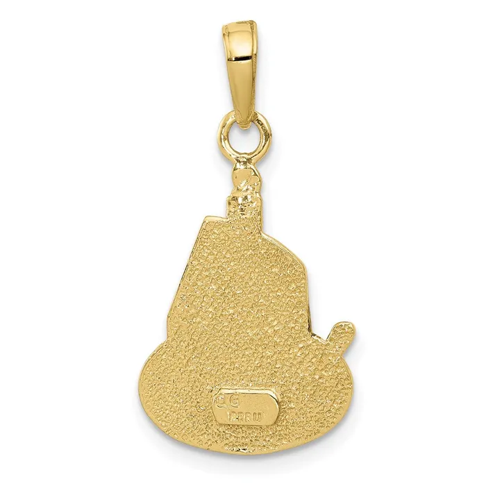Necklaces TreasureFineJewelers 10K Slice Of Cake With Candle HAPPY BIRTHDAY Pendant