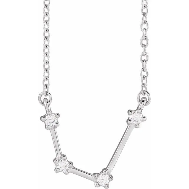 Necklaces TreasureFineJewelers 14K White Gold 110 CTW Natural Diamond Aquarius 1618 Necklace Necklaces TreasureFineJewelers 14K White Gold 110 CTW Natural Diamond Aquarius 1618 Necklace