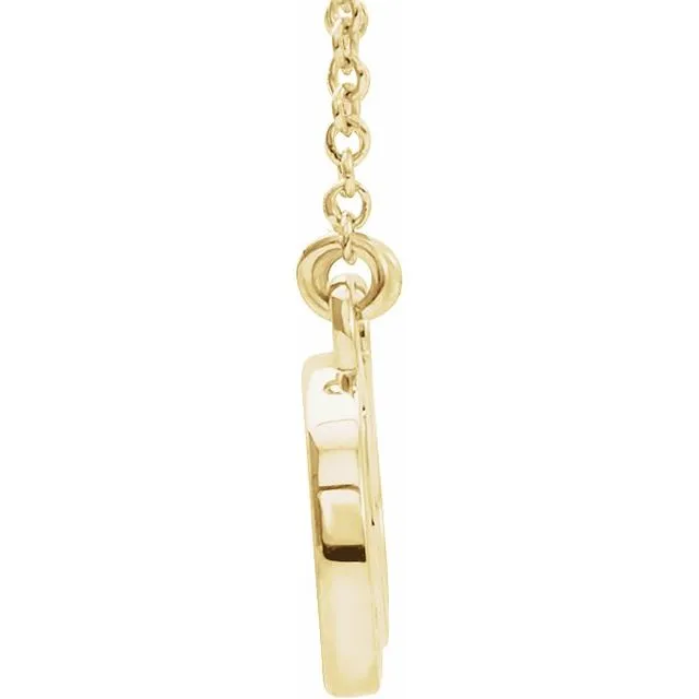 Necklaces TreasureFineJewelers 14K Yellow 275x84 mm InfinityInspired Love 17 Necklace