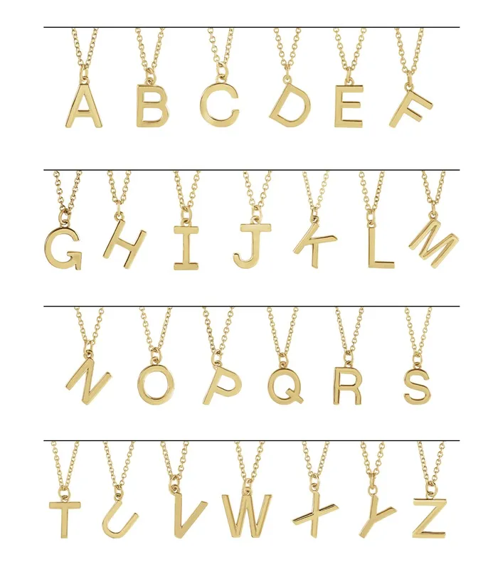 Necklaces TreasureFineJewelers 18K Yellow GoldPlated Sterling Silver Initial B Dangle 18 Necklace