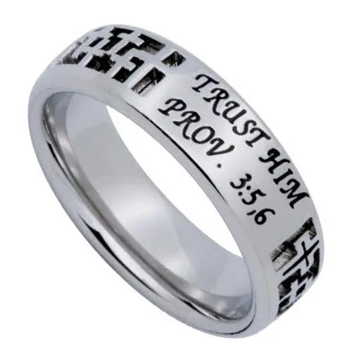 North Arrow Shop Rings PROVERBS 356 Jewelry Bible Verse Cross Ring For Girls 316L Stainless Steel North Arrow Shop Rings PROVERBS 356 Jewelry Bible Verse Cross Ring For Girls 316L Stainless Steel