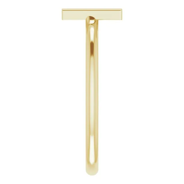 Rings 14K Yellow Initial W Ring TreasureFineJewelers