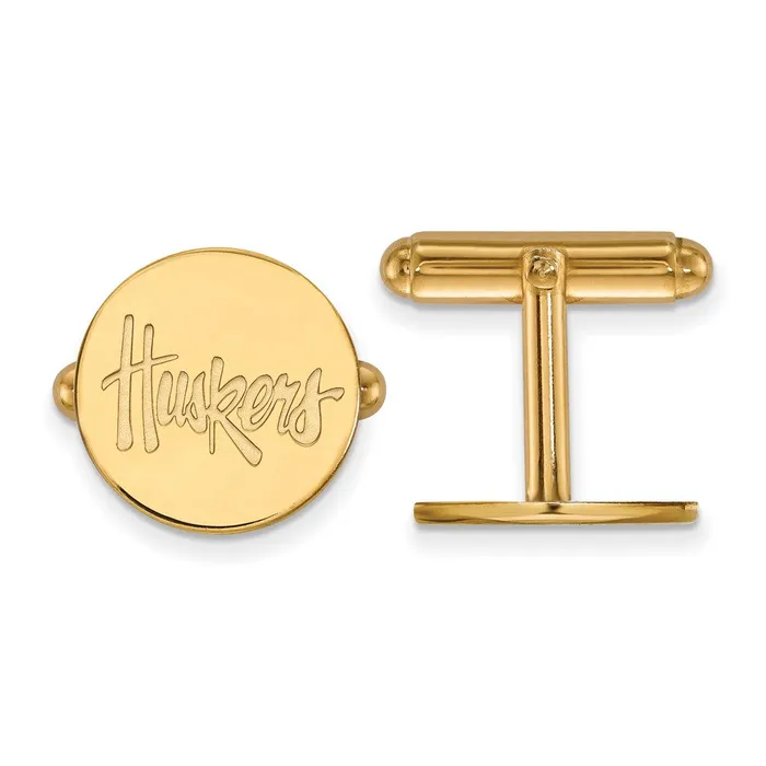 Rings Sterling Silver Goldplated University of Nebraska Huskers Cuff Links TreasureFineJewelers Rings Sterling Silver Goldplated University of Nebraska Huskers Cuff Links TreasureFineJewelers