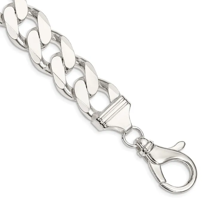 Rings TreasureFineJewelers Sterling Silver 1625mm Curb Chain