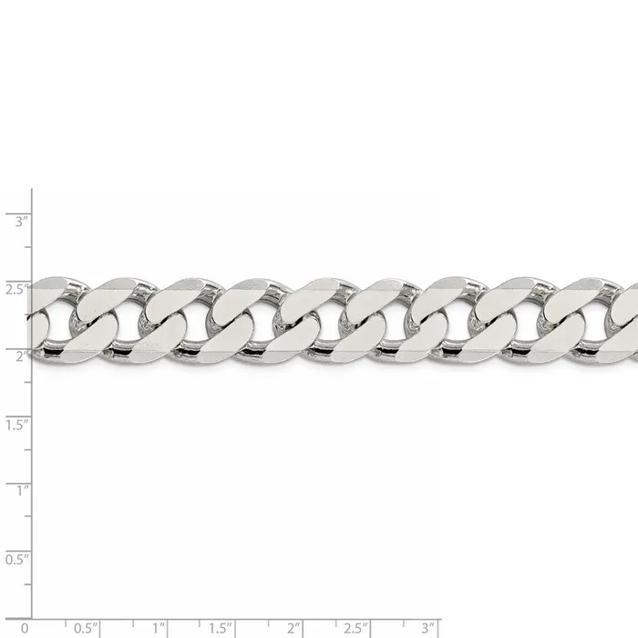 Rings TreasureFineJewelers Sterling Silver 1625mm Curb Chain
