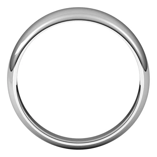 Sterling Silver 7 mm Half Round Tapered Wedding Band TreasureFineJewelers Rings