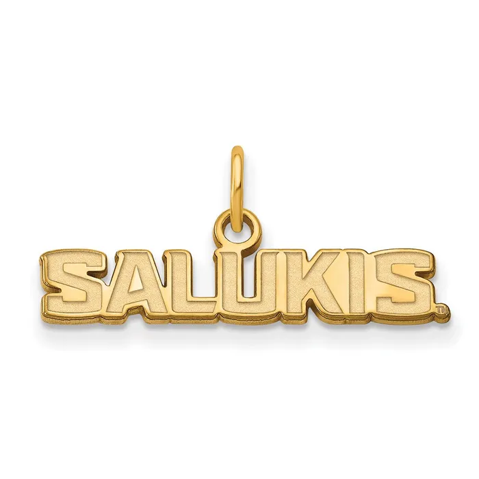 Sterling Silver Goldplated Southern Illinois University Salukis Extra Small Pendant TreasureFineJewelers Necklaces Sterling Silver Goldplated Southern Illinois University Salukis Extra Small Pendant TreasureFineJewelers Necklaces