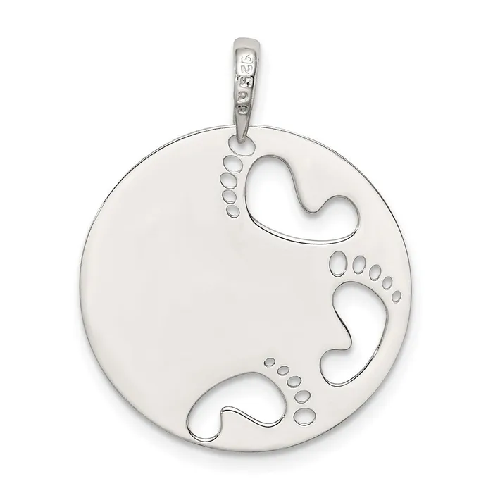 Sterling Silver Polished Me Mom Pendant TreasureFineJewelers Necklaces