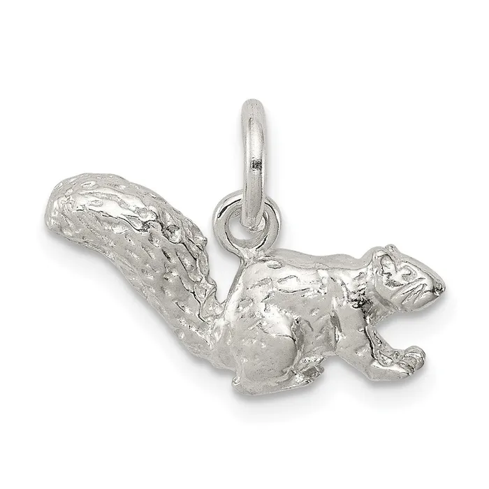 Sterling Silver Squirrel Charm TreasureFineJewelers Rings