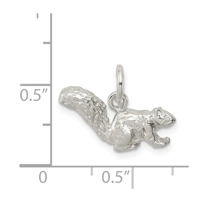 Sterling Silver Squirrel Charm TreasureFineJewelers Rings