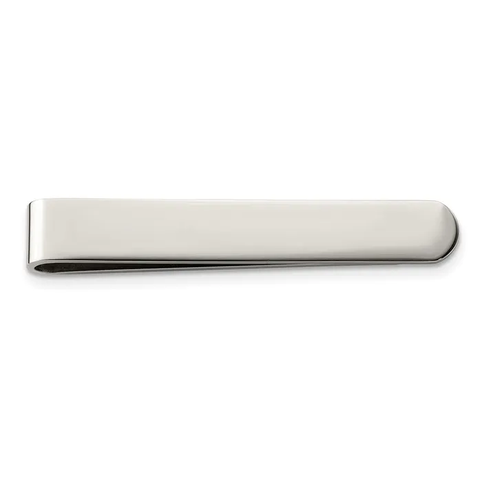 TreasureFineJewelers Bracelets Chisel Stainless Steel Polished Tie Bar Money Clip TreasureFineJewelers Bracelets Chisel Stainless Steel Polished Tie Bar Money Clip