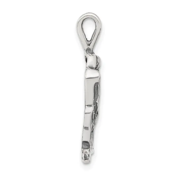 TreasureFineJewelers Rings Sterling Silver Antiqued Man Woman Charm