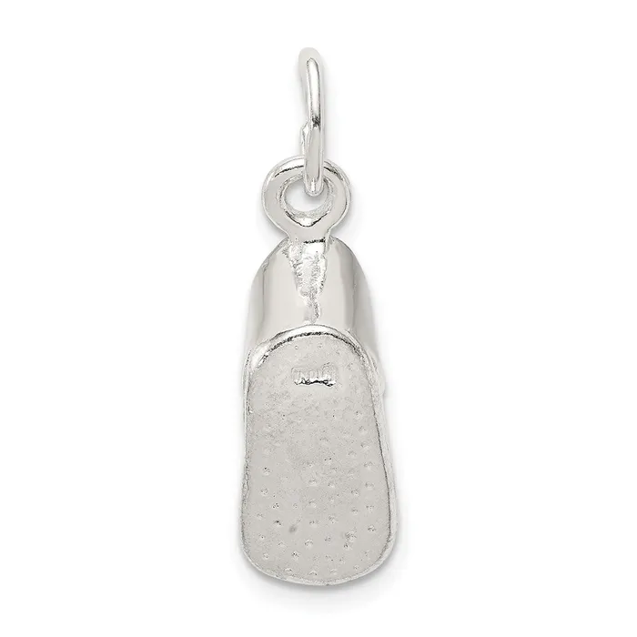 TreasureFineJewelers Rings Sterling Silver Baby Shoe Charm