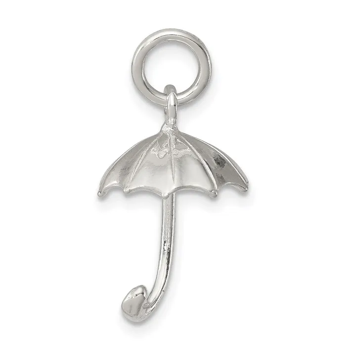 TreasureFineJewelers Sterling Silver Umbrella Charm Rings