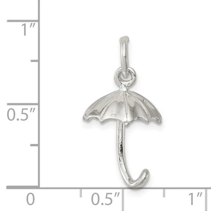 TreasureFineJewelers Sterling Silver Umbrella Charm Rings