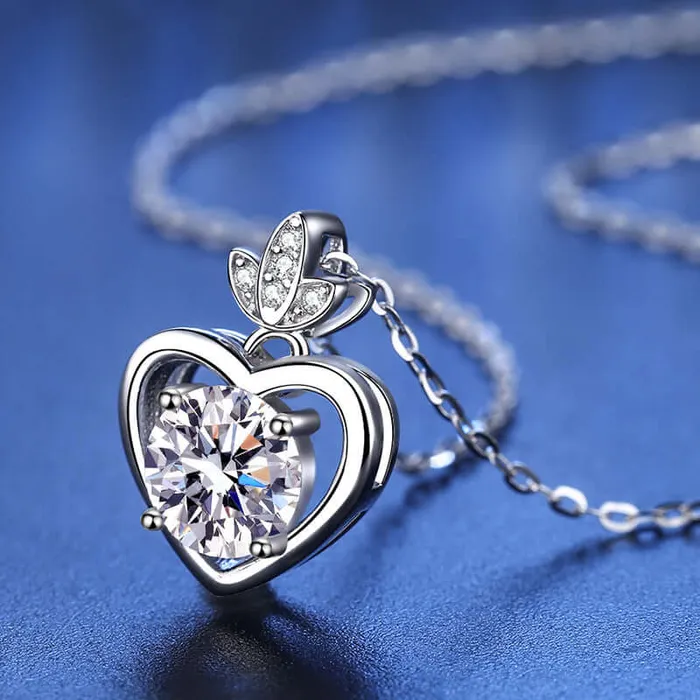 Trendolla Jewelry Necklaces Love Four Claws Moissan Necklace