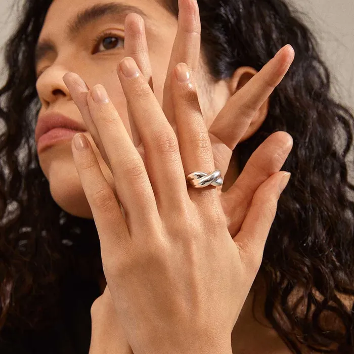 Belief Silver Plated Ring Pilgrim Rings