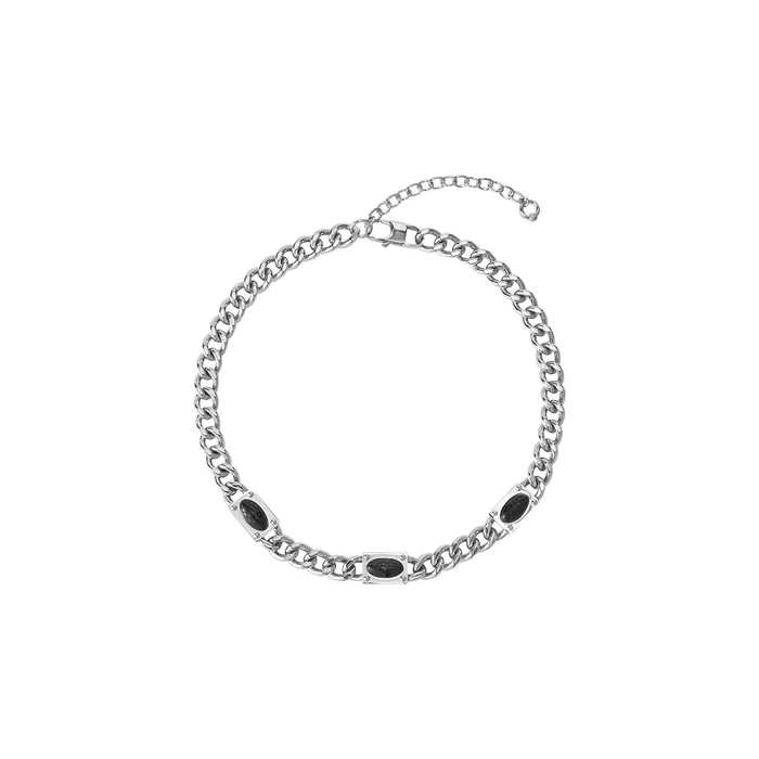 Black Onyx Snake Pattern Necklace Blackheadshop Necklaces