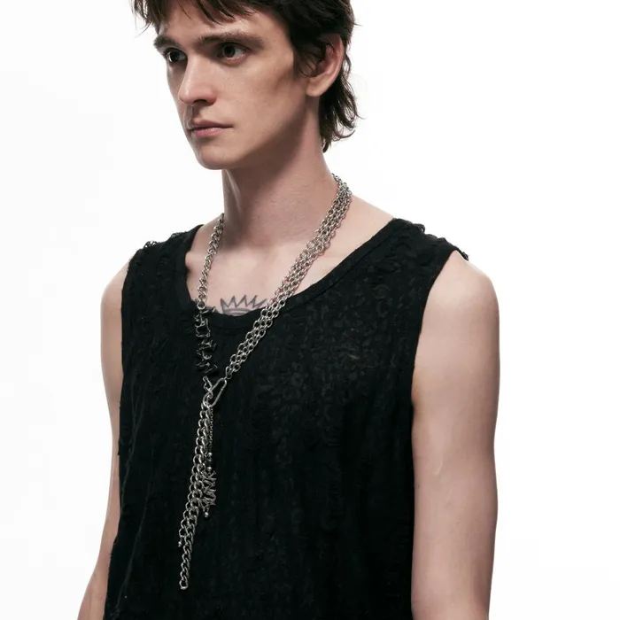 Blackheadshop Necklaces Punk Mania Tie Necklace Blackheadshop Necklaces Punk Mania Tie Necklace