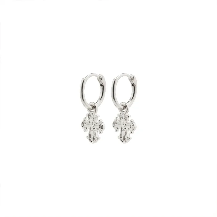 Dagmar Silver Plated Hoops Pilgrim Rings