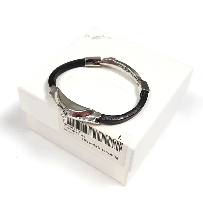 I Miss You MAN Bracelets Maison Margiela Leather Brass Watch Bracelet Size Large