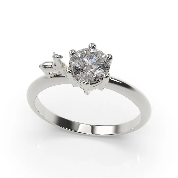 MyUniqueRing Rings Llama Engagement Ring Llama Ring White Gold Alpaca