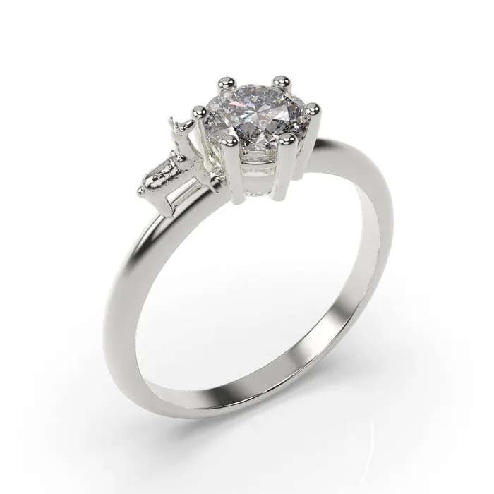 MyUniqueRing Rings Llama Engagement Ring Llama Ring White Gold Alpaca