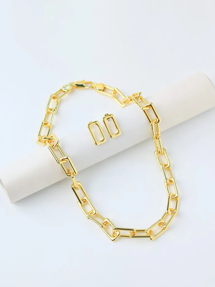 Necklaces Curio Cottage Nova Linked Necklace Set