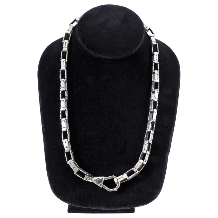Necklaces I Miss You MAN John Hardy Vintage Sterling Silver Box Chain Necklace Necklaces I Miss You MAN John Hardy Vintage Sterling Silver Box Chain Necklace
