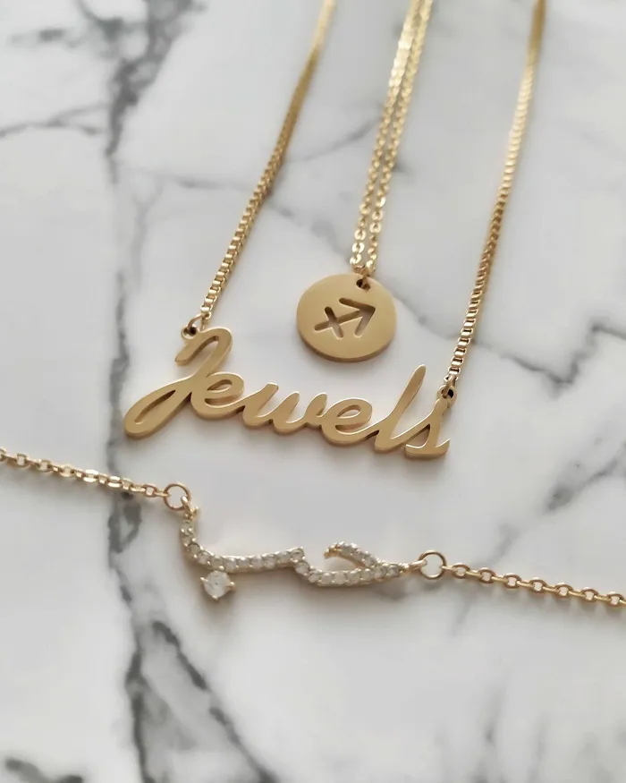 Necklaces KHLOE JEWELS Custom Jewelry Girly Custom Box Chain Necklace