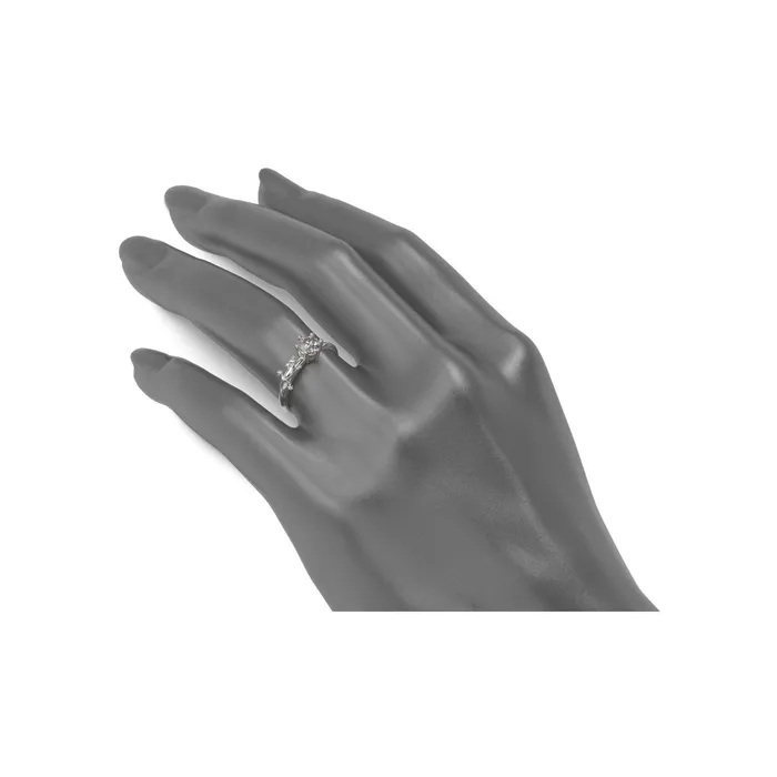 Rings MyUniqueRing Lizard Engagement Ring Lizard Ring White Gold