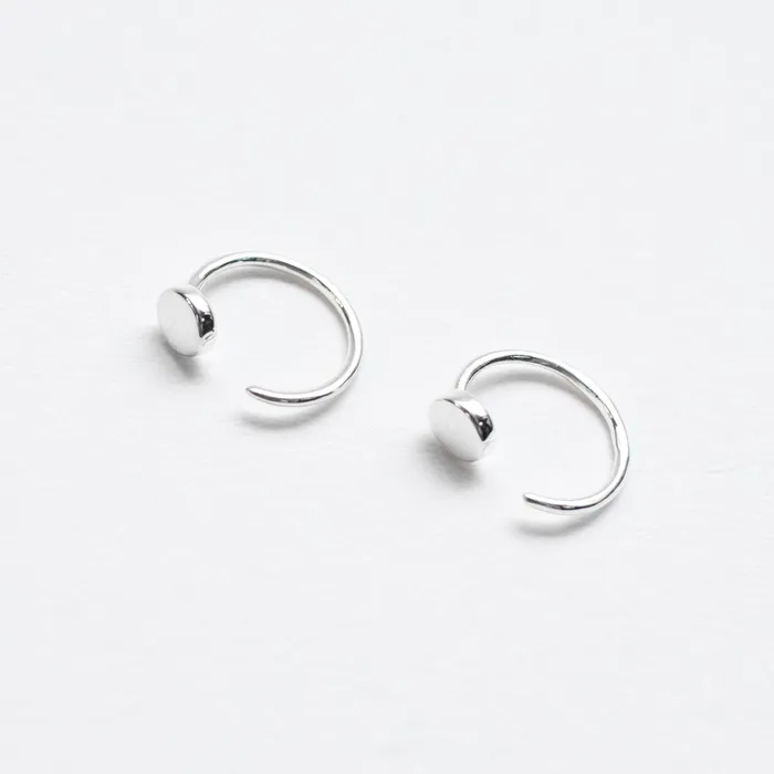 Rings Tashi Silver Dot Huggies