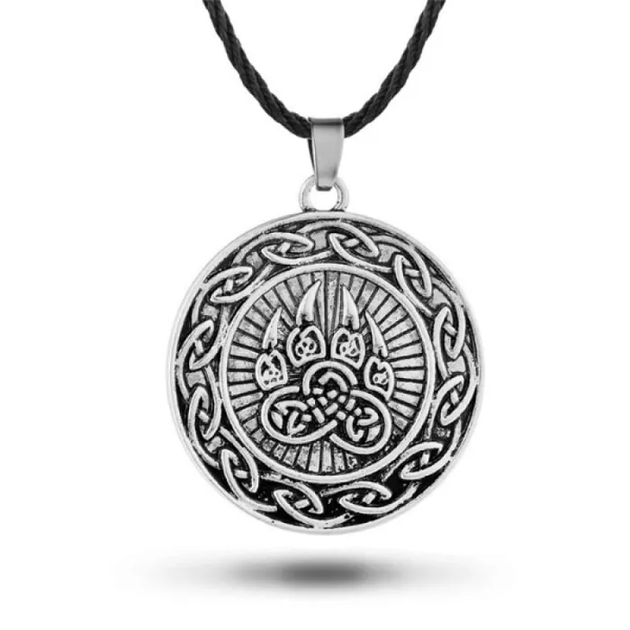 Wolf Stuff Necklaces Animal Paw Print Necklace