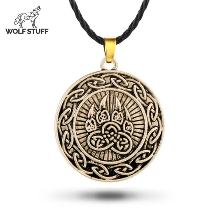 Wolf Stuff Necklaces Animal Paw Print Necklace