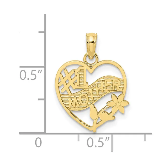 10K 1 MOTHER In Heart Frame PendantWBC10D3942 WB Choice Jewelry Necklaces 10K 1 MOTHER In Heart Frame PendantWBC10D3942 WB Choice Jewelry Necklaces
