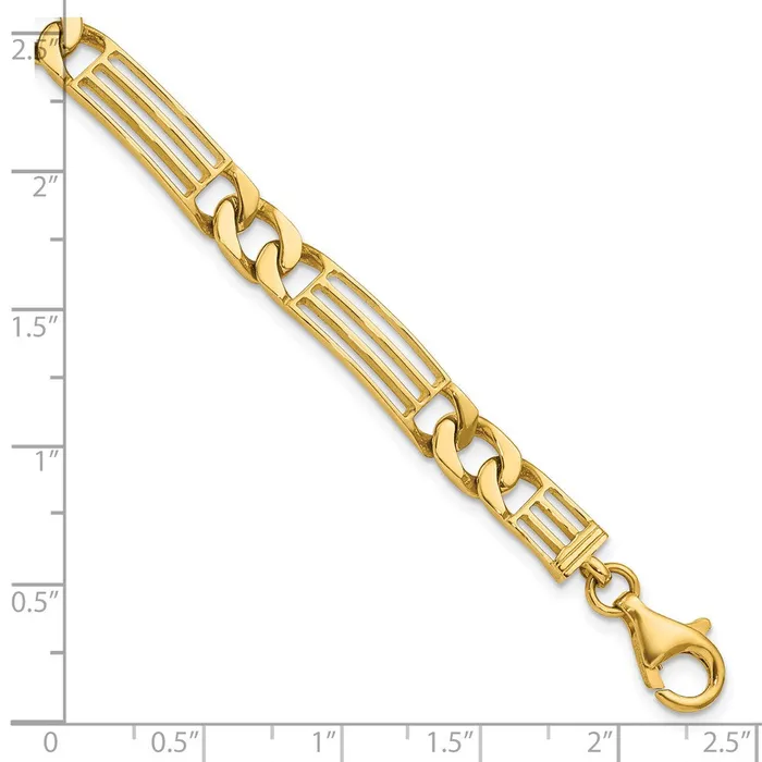 14k Polished Link BraceletWBCGB24285 WB Choice Jewelry Bracelets 14k Polished Link BraceletWBCGB24285 WB Choice Jewelry Bracelets