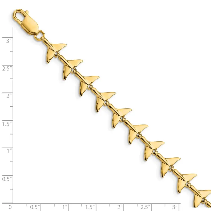 14k Whale Tail BraceletWBCFB17807 WB Choice Jewelry Bracelets 14k Whale Tail BraceletWBCFB17807 WB Choice Jewelry Bracelets