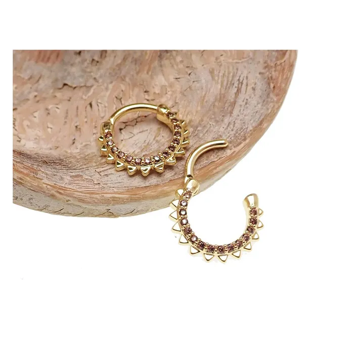 Body Clickers Body Jewelry 16g Sun Gold Filled Clicker PreStyled Sets