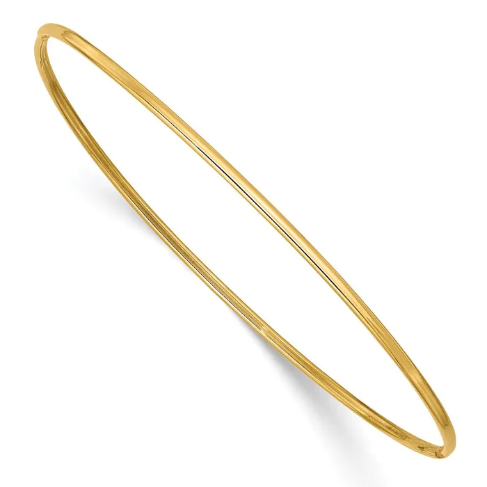 Bracelets 14k 15mm Polished Slipon Bangle BraceletWBCDB538 WB Choice Jewelry Bracelets 14k 15mm Polished Slipon Bangle BraceletWBCDB538 WB Choice Jewelry